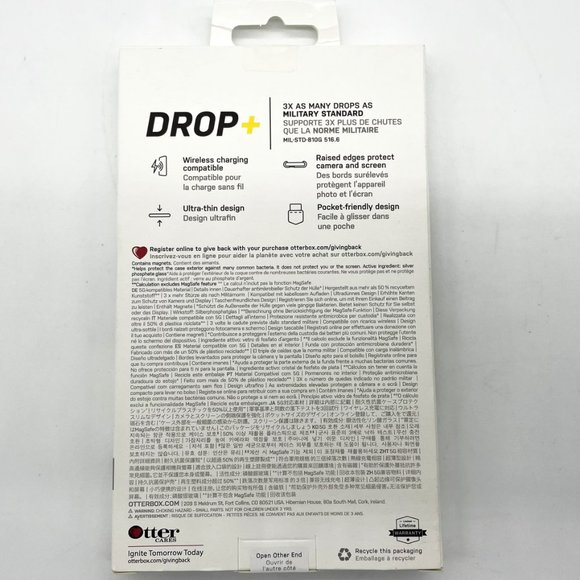 OtterBox Symmetry Apple iPhone 13 Models Mag Safe Clear Case Kiwi Design-NIB - Picture 2 of 5